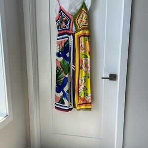 FARM Rio Colorful Midi Dress